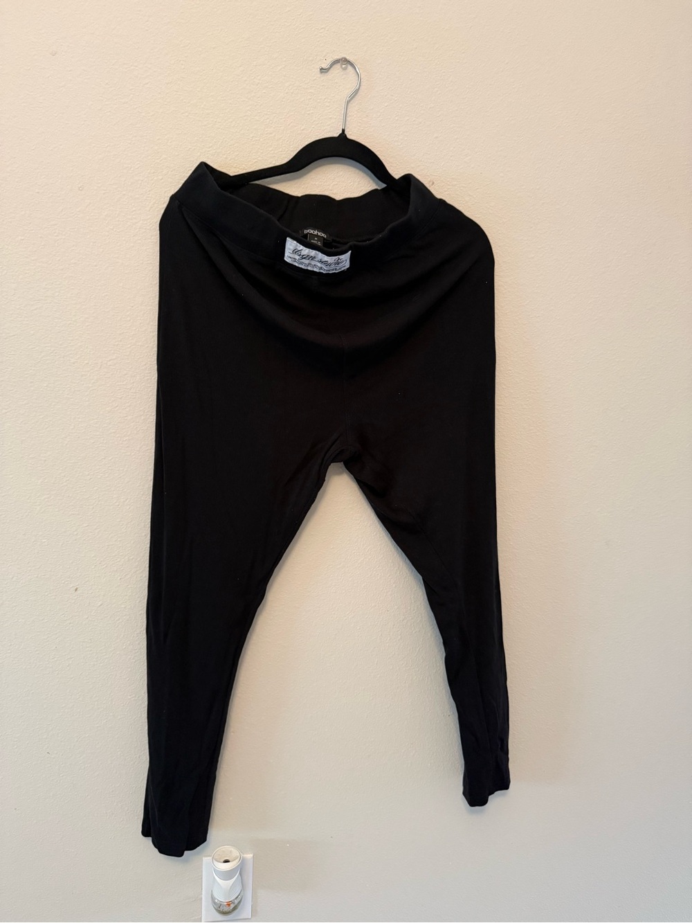 Boohoo Black maternity Stretch Leggings